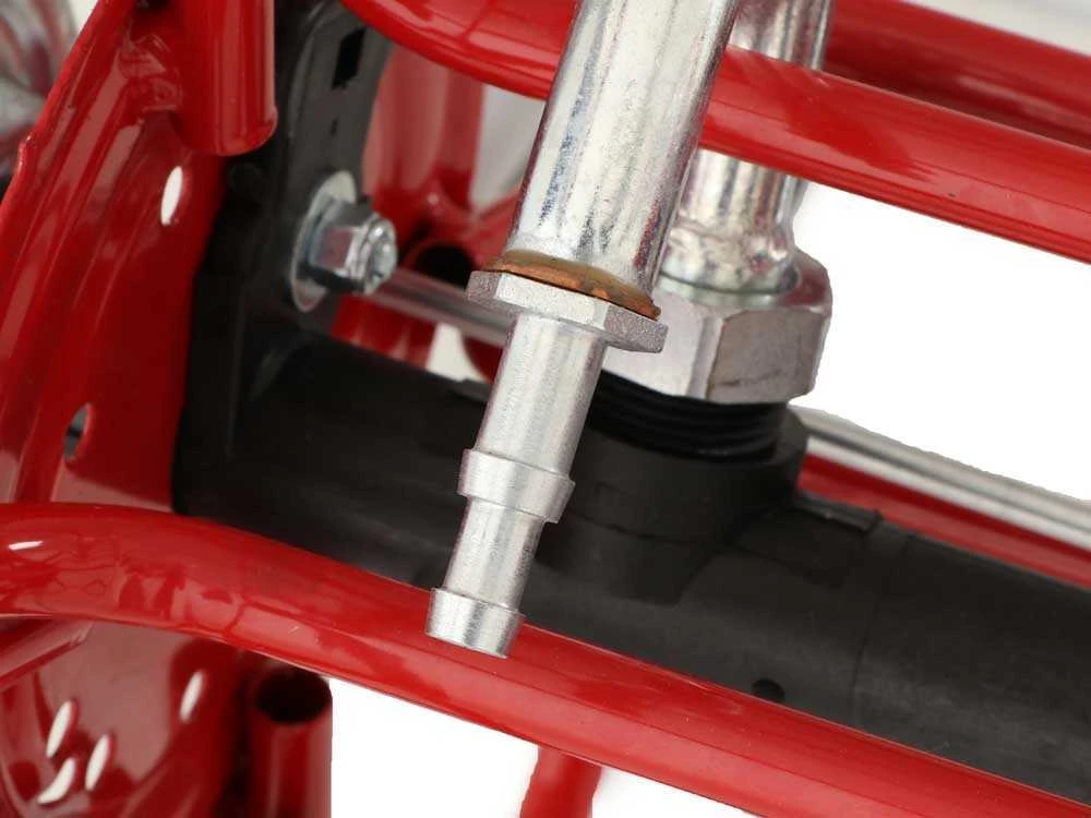 Avvolgitubo Irrorazione Petalo Con Carrello - Tubo 100 Mt - 20 Bar - Con Lancia A Leva In Ottone - immagine 5