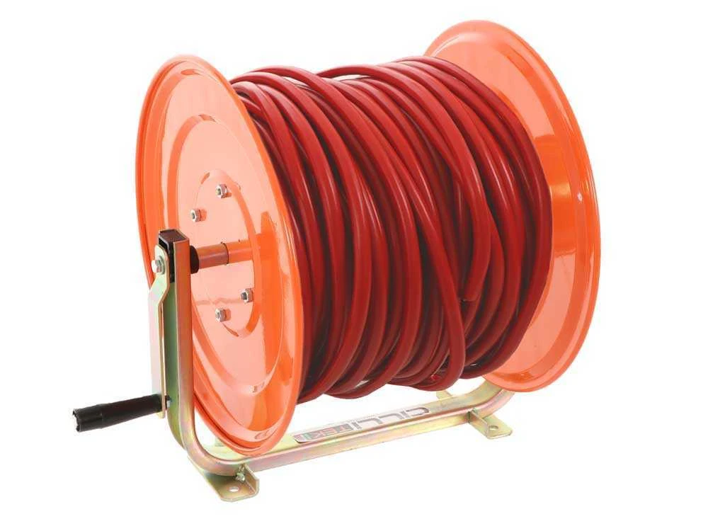 Avvolgitubo Irrorazione Zincato Tubo 100 Mt - 20 Bar - Con Lancia A Leva In Ottone - immagine 10