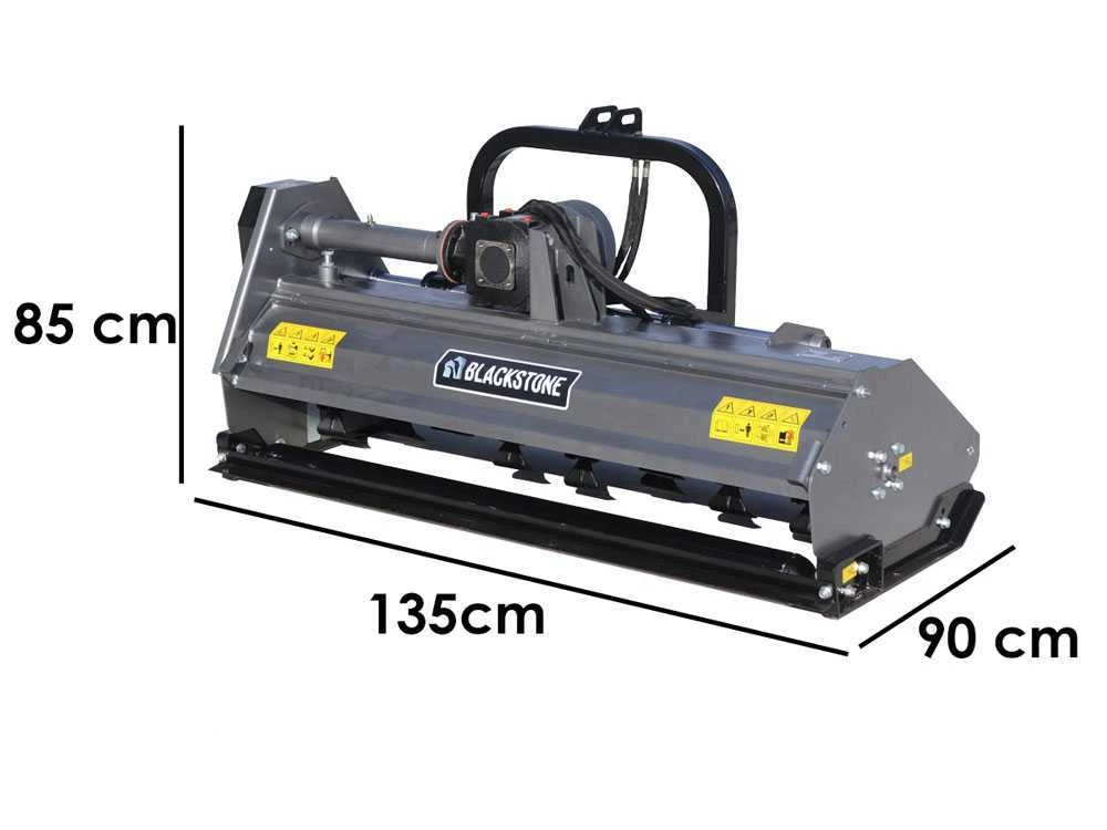 BlackStone BM 120 Hydro - Trinciaerba Per Trattore - Serie Media - Spostamento Idraulico - immagine 17