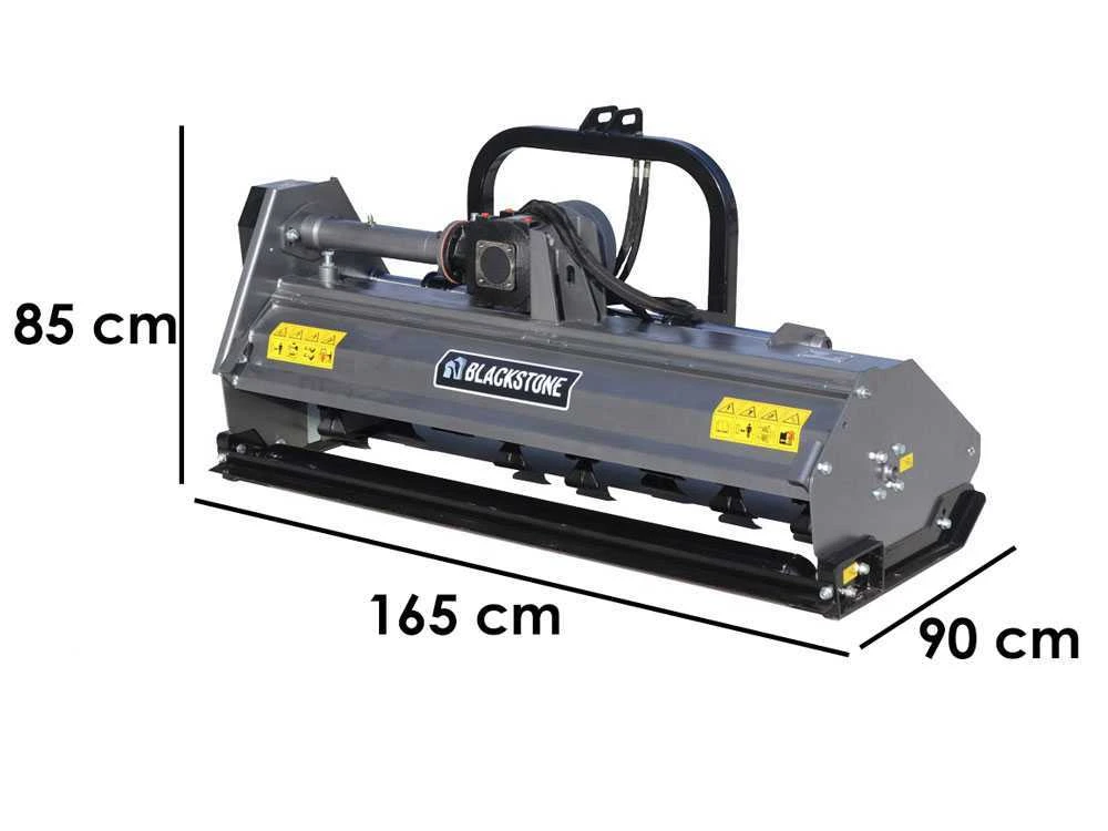 BlackStone BM 150 Hydro - Trinciaerba Per Trattore - Serie Media - Spostamento Idraulico - immagine 17