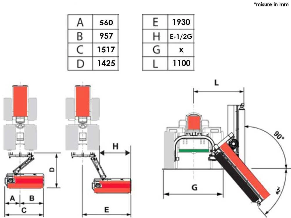 BlackStone BV 140 L - Trincia Argini Laterale Per Trattore - Serie Leggera - immagine 3