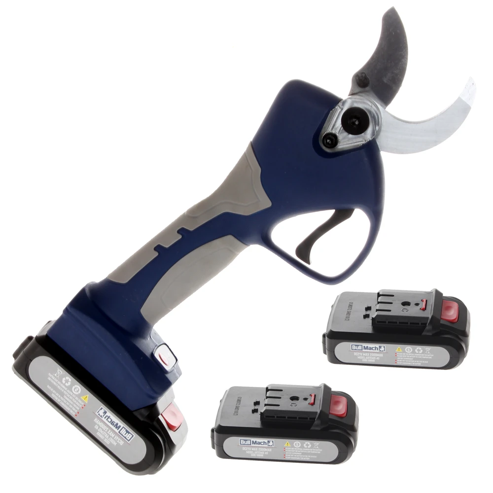 BullMach Artemis 40 - Forbice Elettrica Da Potatura -2x 21V 2Ah