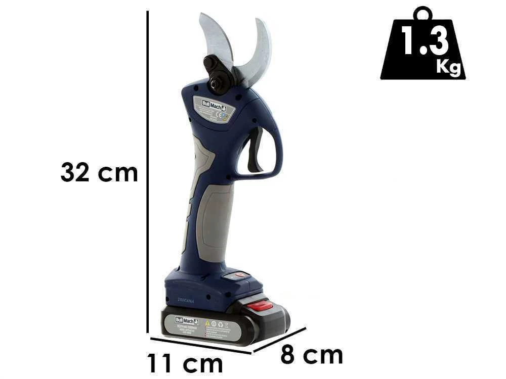 BullMach Artemis 40 - Forbice Elettrica Da Potatura -2x 21V 2Ah - immagine 3