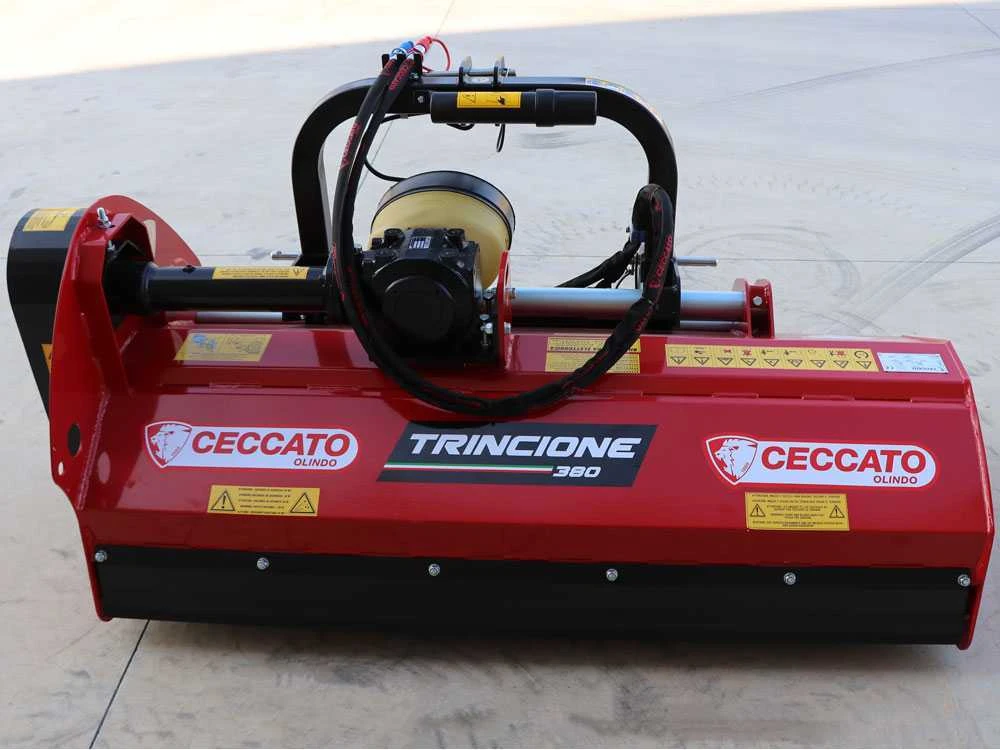 Ceccato Trincione 380 - T1600ID - Trinciaerba Per Trattore - Serie Medio-pesante - Spostamento Idraulico - immagine 7