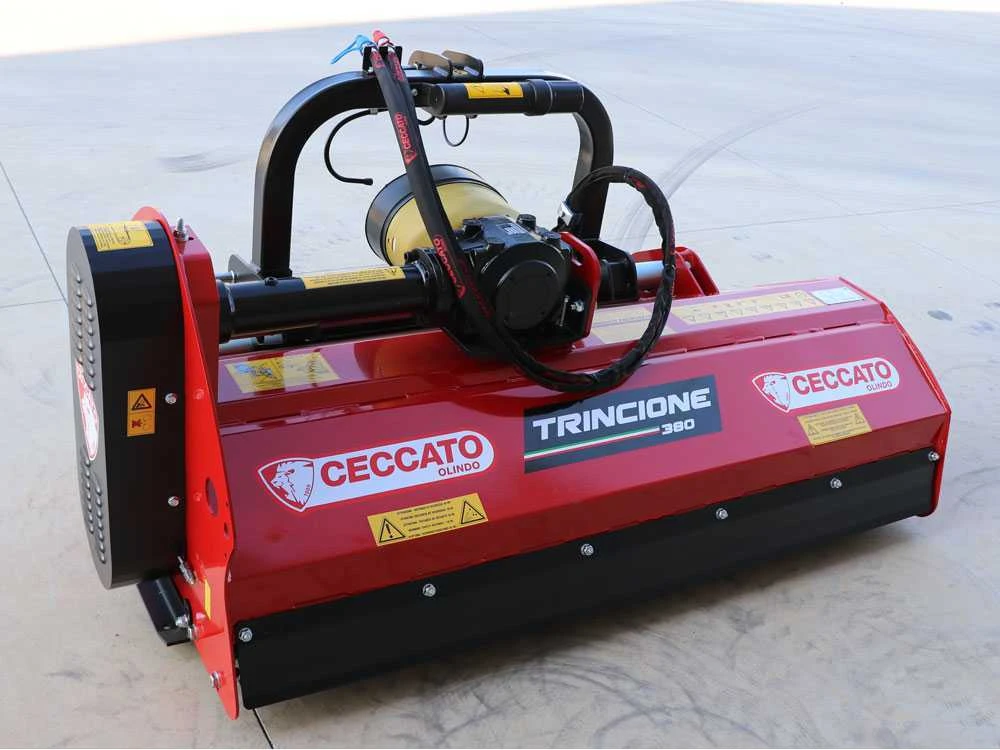 Ceccato Trincione 380 - T1600ID - Trinciaerba Per Trattore - Serie Medio-pesante - Spostamento Idraulico - immagine 9