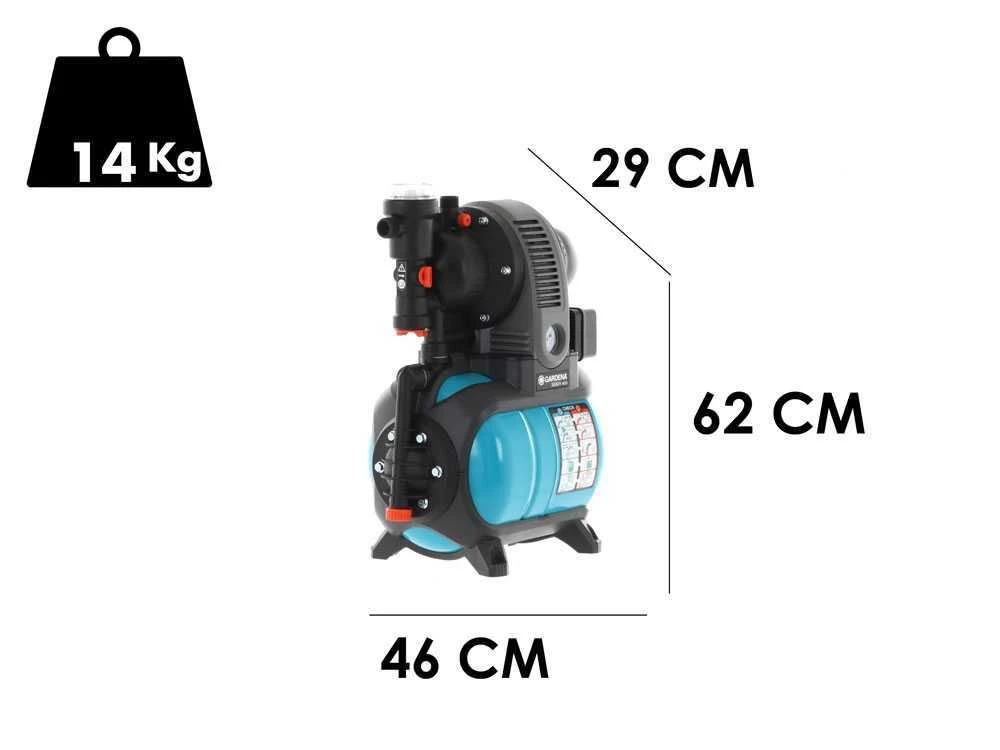 Gardena 3000/4 Eco - Pompa Autoclave - 2800 L/h - 650W - Inox - immagine 6