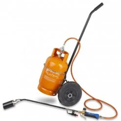 Kemper 1431 - Diserbante Ecologico Brucia Erba - Con Carrello E Tubo Da 5 M - Pirodiserbo