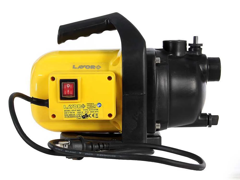 Lavor EG-P 3600 - Elettropompa Autoadescante Per Irrigare Il Giardino - Portatile - 1000 Watt - immagine 8