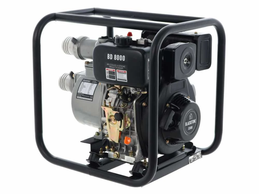 Motopompa A Scoppio BlackStone BD 8000 Raccordi 80 Mm - 3 Pollici - Autoadescante - 6 Hp - Euro 5 Diesel - immagine 15