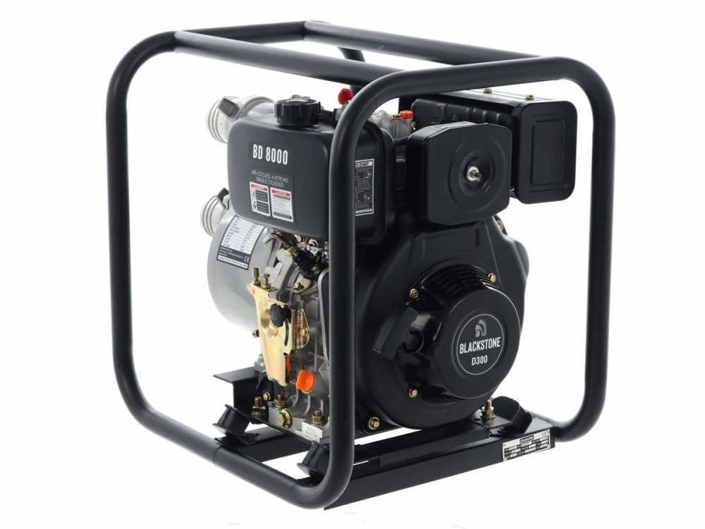 Motopompa A Scoppio BlackStone BD 8000 Raccordi 80 Mm - 3 Pollici - Autoadescante - 6 Hp - Euro 5 Diesel - immagine 16