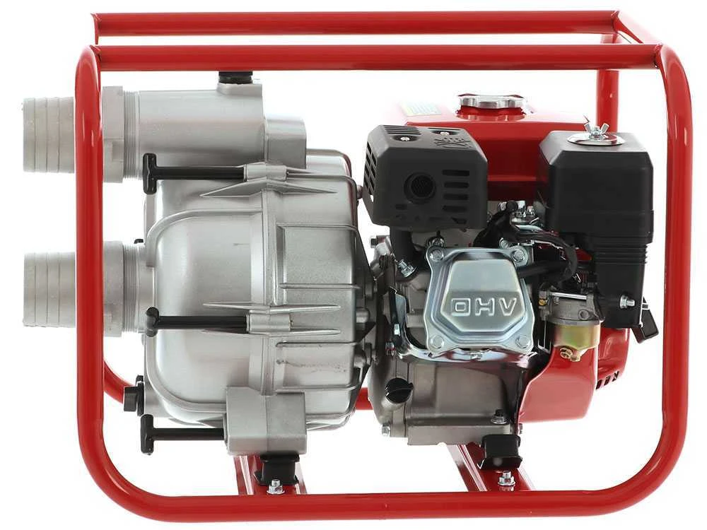 Motopompa A Scoppio GeoTech LTP80 Per Acque Nere Sporche Con Raccordi Da 80 Mm - immagine 4