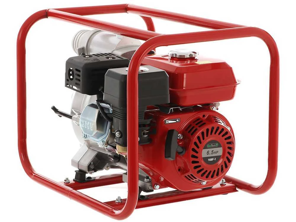 Motopompa A Scoppio GeoTech LTP80 Per Acque Nere Sporche Con Raccordi Da 80 Mm - immagine 8