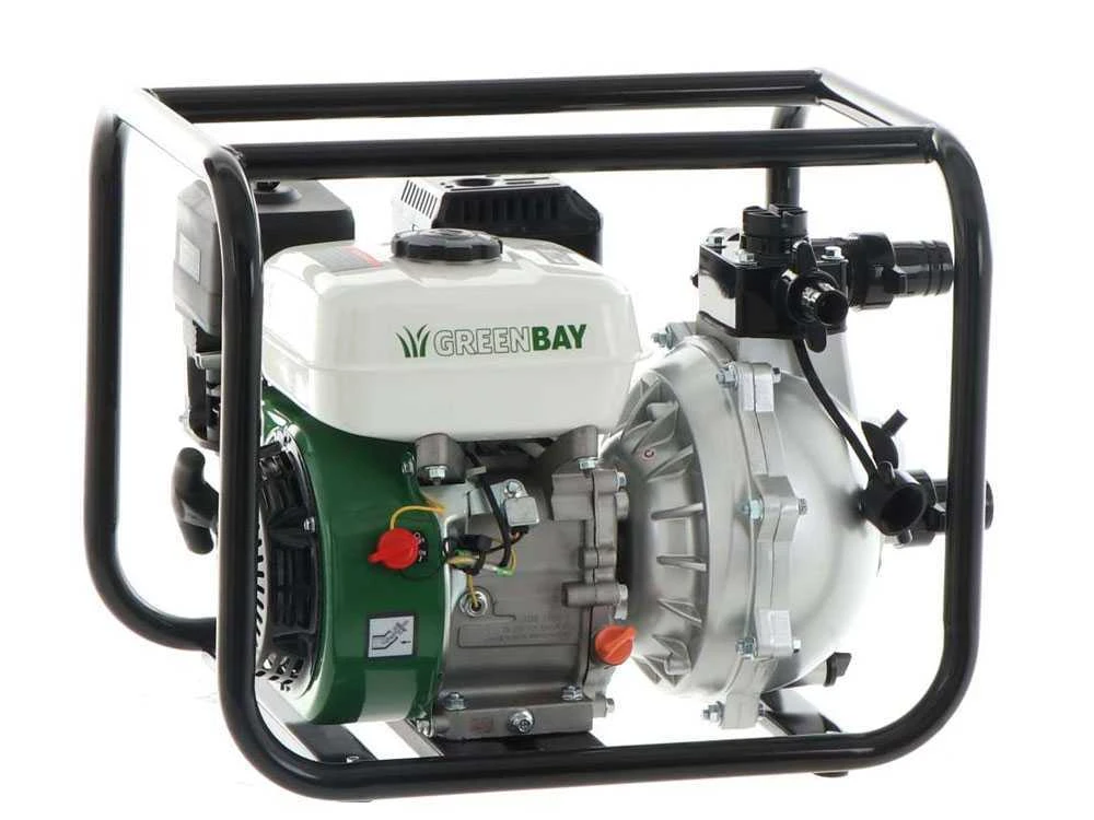 Motopompa A Scoppio Greenbay GB-HPWP 40 - Alta Prevalenza - Con Raccordi Da 40/25/25 Mm - immagine 5
