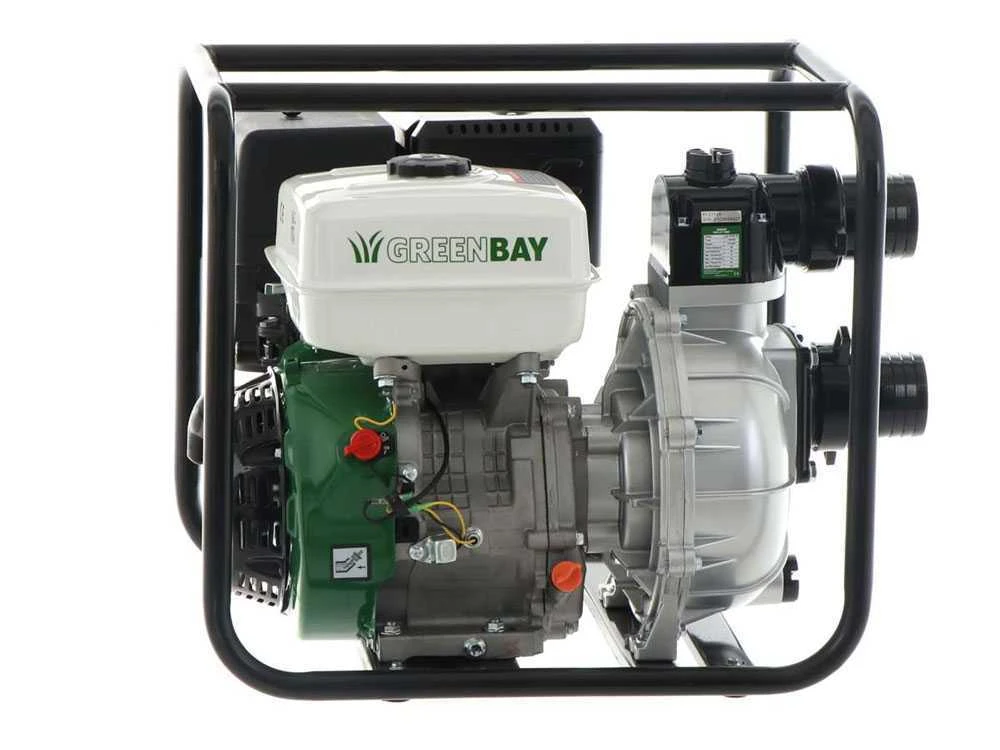 Motopompa A Scoppio Greenbay GB-HPWP 80 - Alta Prevalenza - Con Raccordi Da 80 Mm - immagine 5