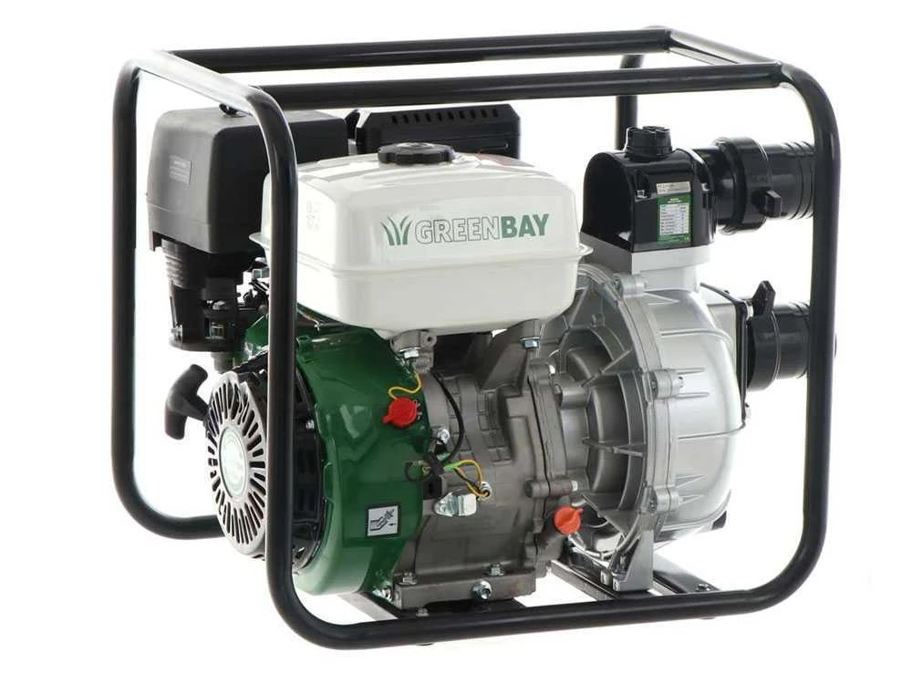 Motopompa A Scoppio Greenbay GB-HPWP 80 - Alta Prevalenza - Con Raccordi Da 80 Mm - immagine 6