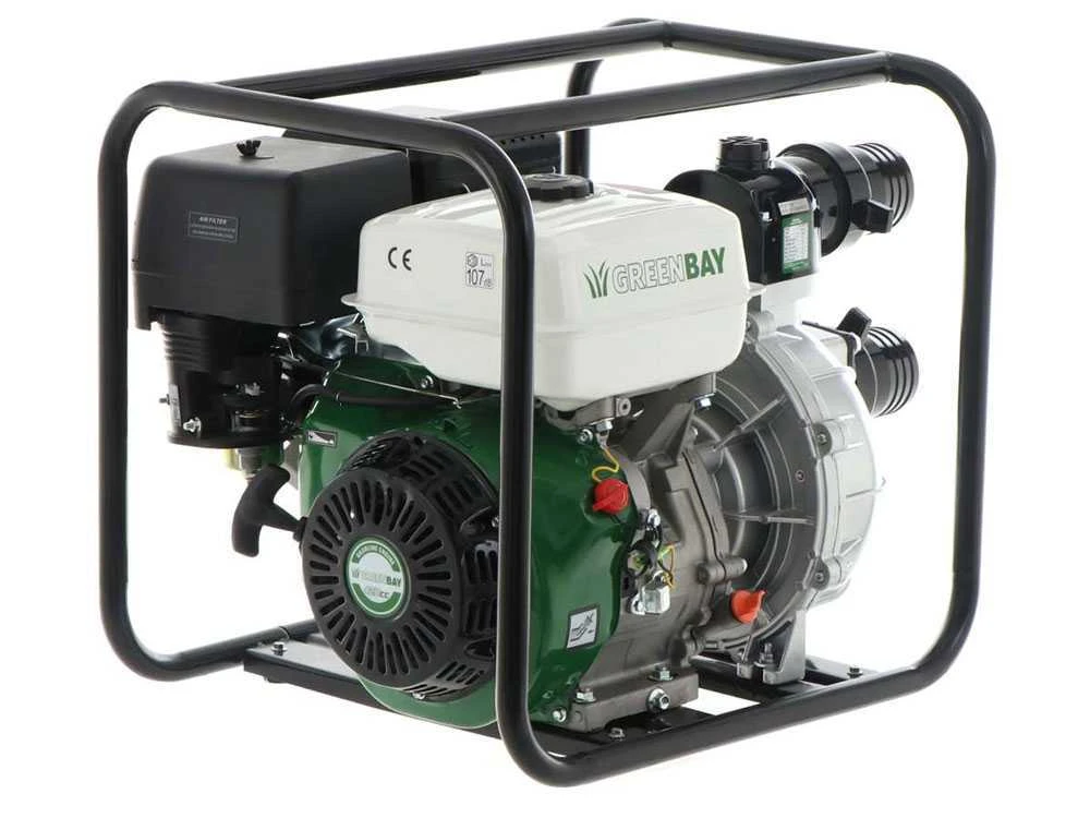 Motopompa A Scoppio Greenbay GB-HPWP 80 - Alta Prevalenza - Con Raccordi Da 80 Mm - immagine 9
