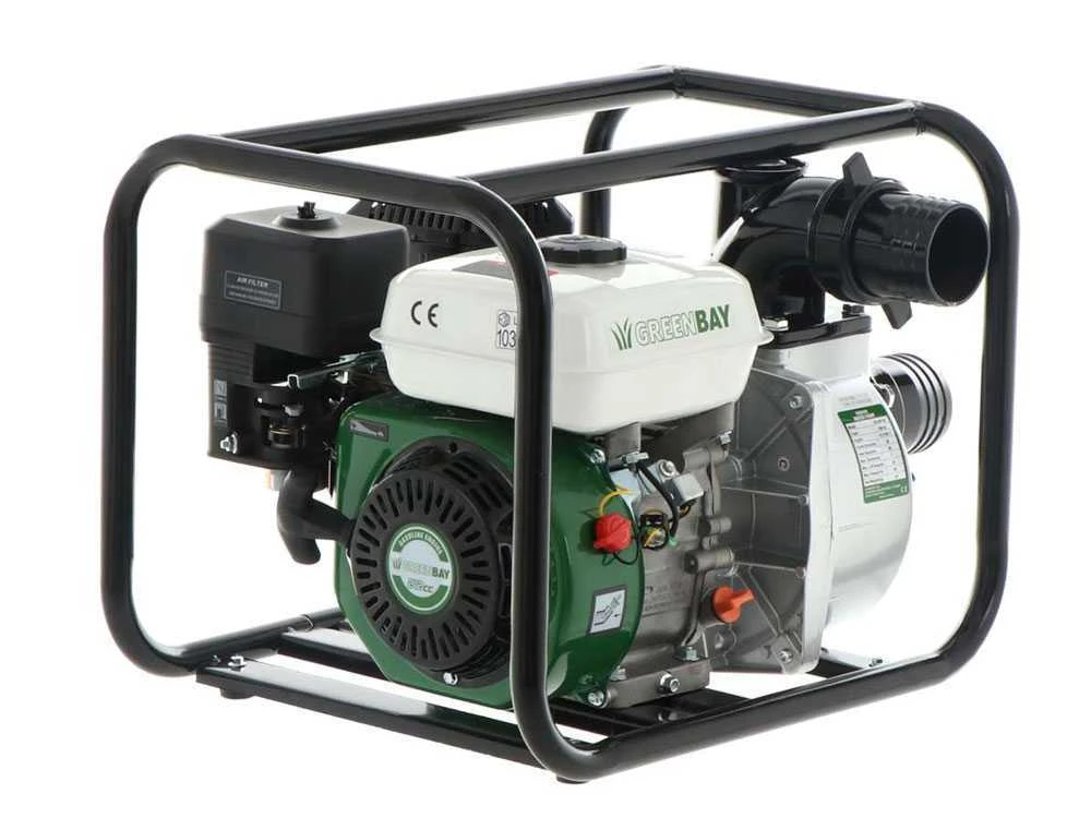 Motopompa A Scoppio Greenbay GB-WP 80 - Con Raccordi Da 80 Mm - immagine 13
