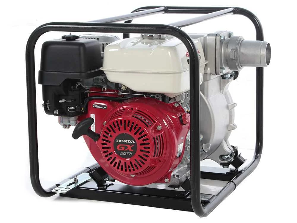 Motopompa A Scoppio Honda WT30 Per Acque Nere Sporche Con Raccordi Da 80 Mm - immagine 4