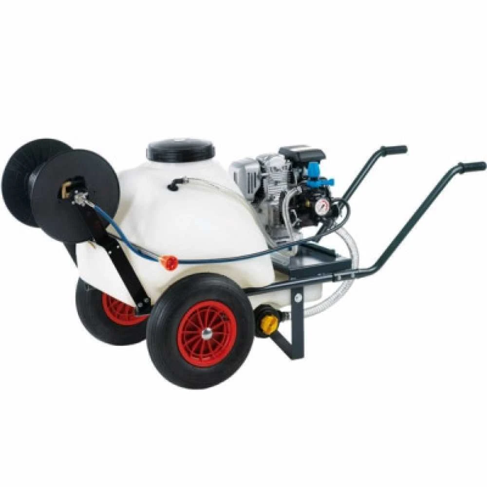 Motopompa Irrorazione Comet APS 41 - Loncin G 160 F Su Carrello Serbatoio 120 Lt