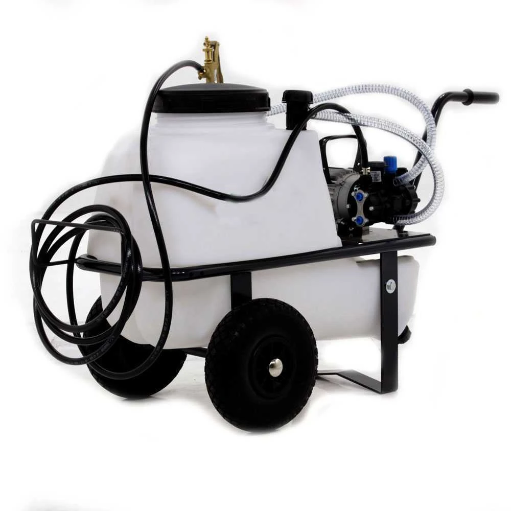 Motopompa Irrorazione Comet MC 18 - Motore Elettrico Monofase Su Carrello Serbatoio 50 Lt