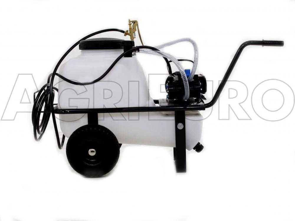 Motopompa Irrorazione Comet MC 18 - Motore Elettrico Monofase Su Carrello Serbatoio 50 Lt - immagine 3