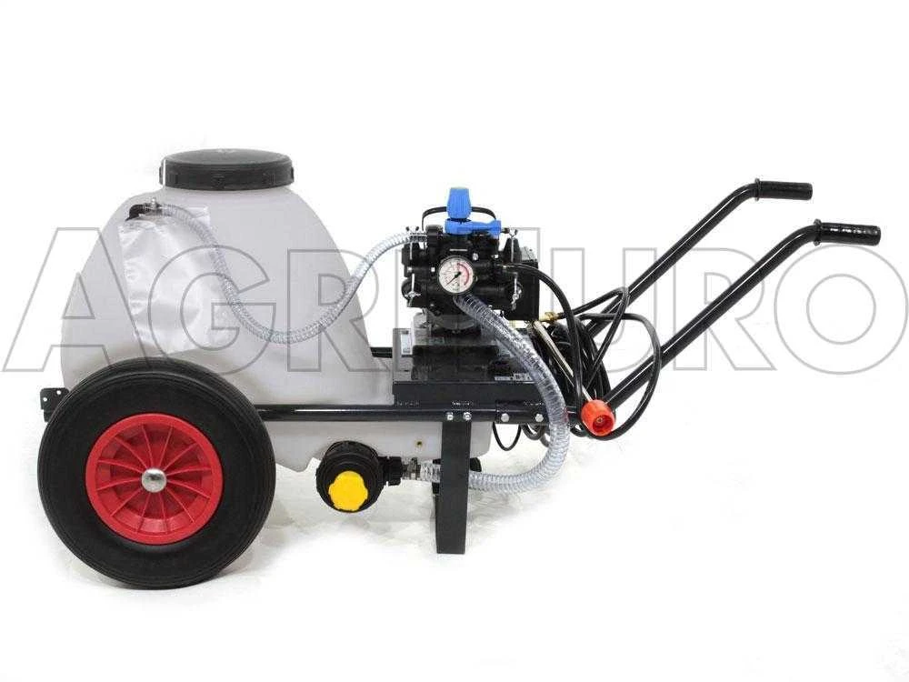 Motopompa Irrorazione Comet MC 25 - Motore Monofase Su Carrello Serbatoio 80 Lt - immagine 4