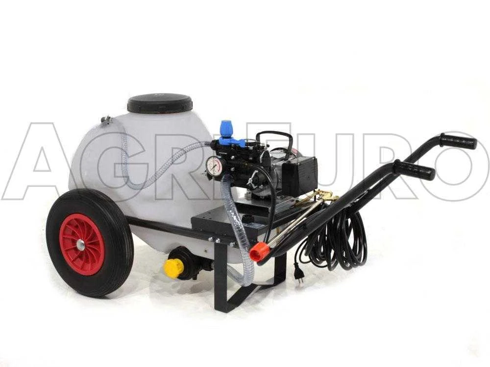 Motopompa Irrorazione Comet MC 25 - Motore Monofase Su Carrello Serbatoio 80 Lt - immagine 5