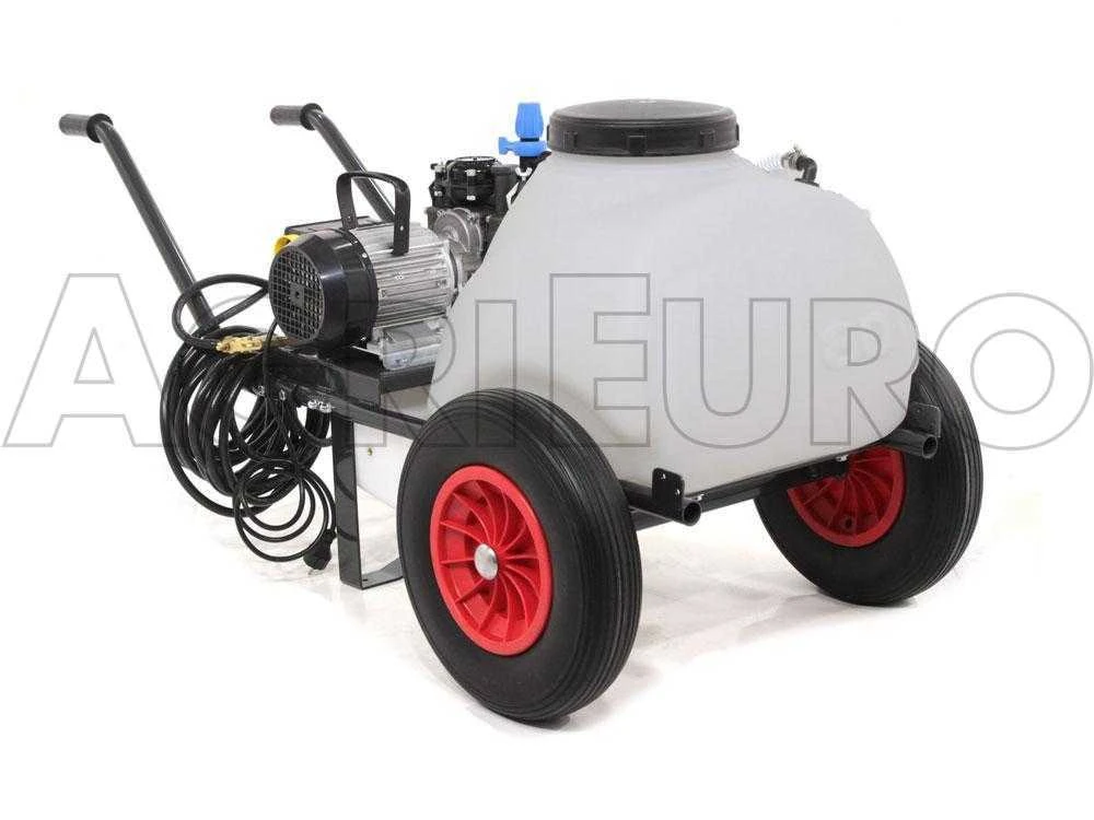 Motopompa Irrorazione Comet MC 25 - Motore Monofase Su Carrello Serbatoio 80 Lt - immagine 8