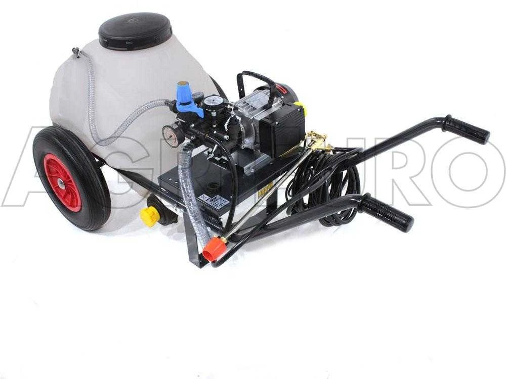 Motopompa Irrorazione Comet MC 25 - Motore Monofase Su Carrello Serbatoio 80 Lt - immagine 9