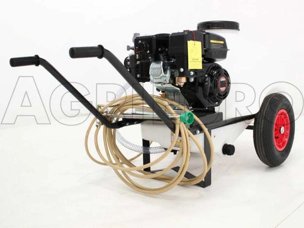 Motopompa Irrorazione Comet MP 30 - Loncin G 200 F Su Carrello Serbatoio 120 Lt Con Gancio - immagine 5