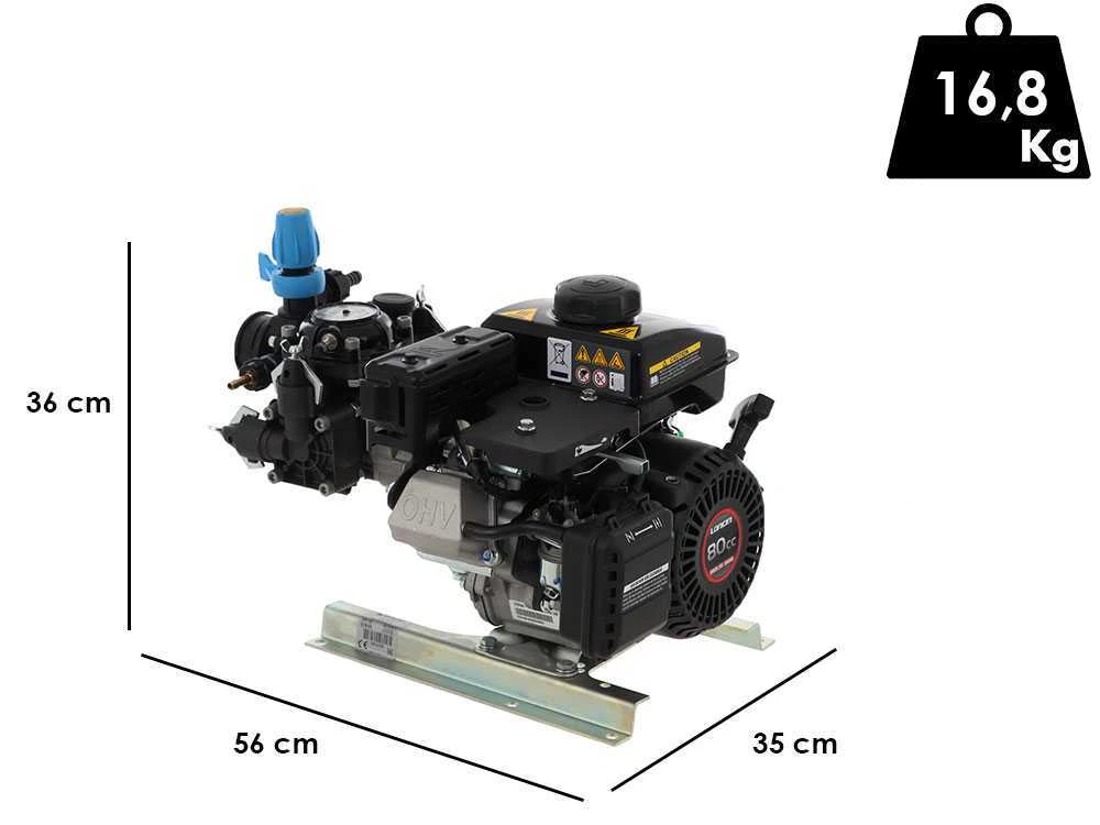 Motopompa Irrorazione Con Pompa Comet MTP MC 25 Motore A Scoppio 4 Tempi - immagine 3
