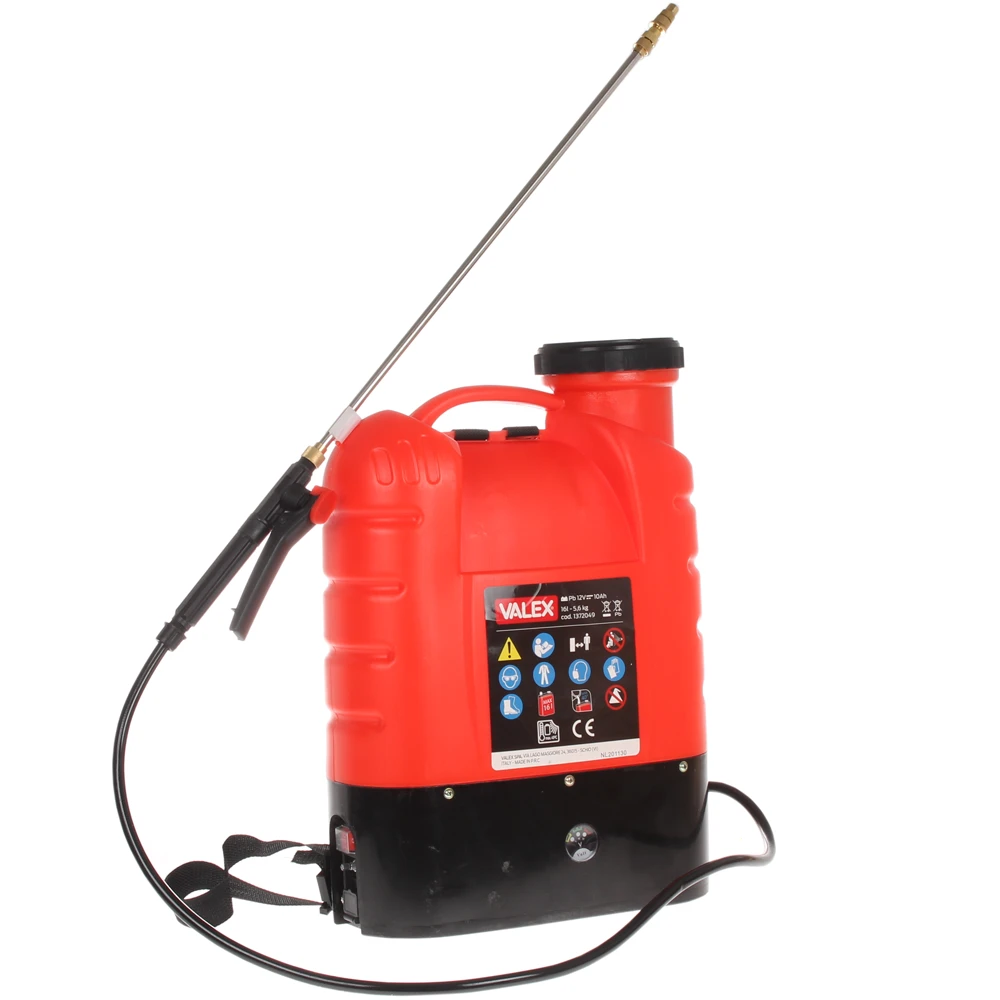 Pompa A Spalla A Batteria Valex A Zaino - 16 Litri - 10 Ah