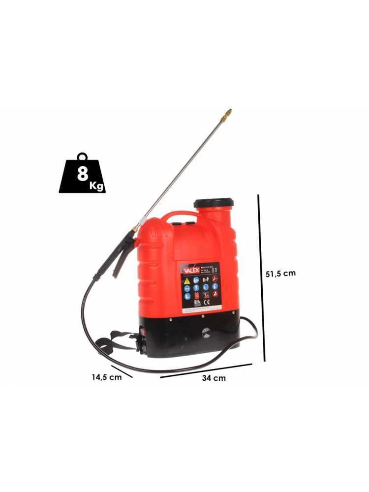 Pompa A Spalla A Batteria Valex A Zaino - 16 Litri - 10 Ah - immagine 3