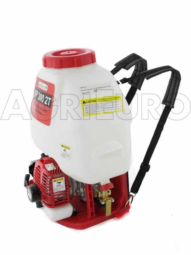 Pompa Irroratrice A Scoppio Spalleggiata GeoTech SP 300 2T Con Motore 26 Cc A Miscela - immagine 3