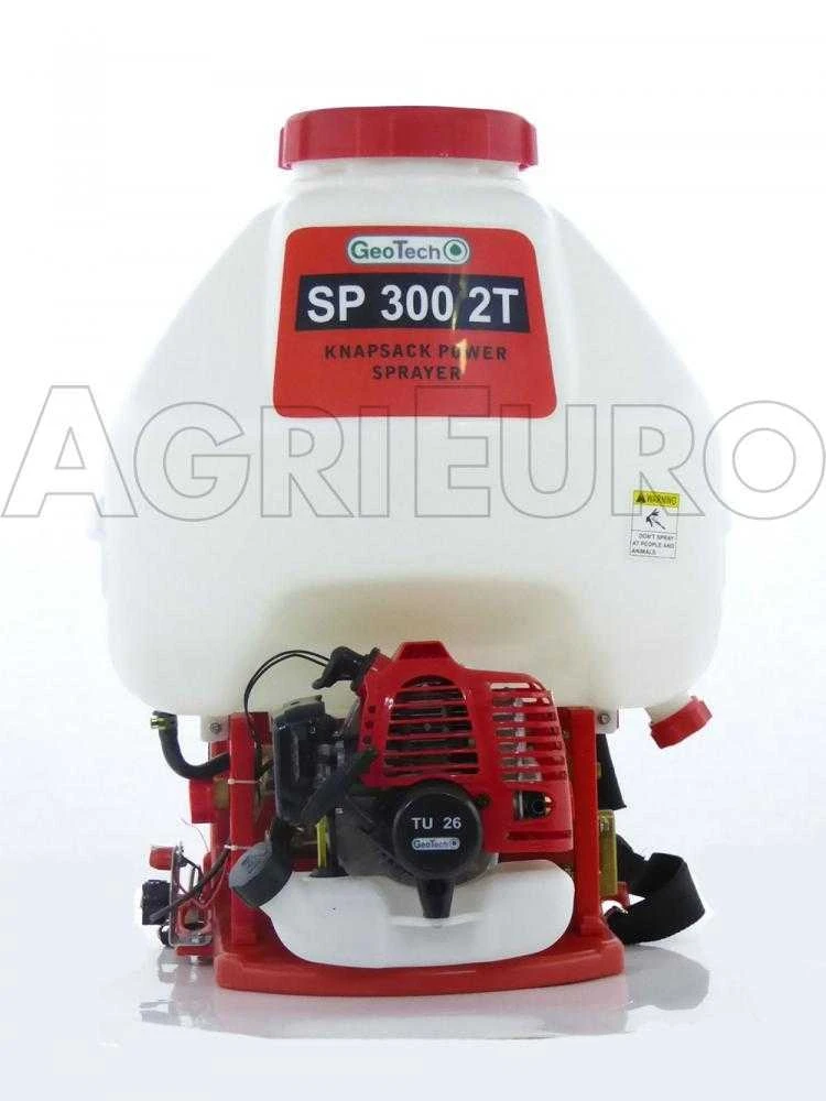 Pompa Irroratrice A Scoppio Spalleggiata GeoTech SP 300 2T Con Motore 26 Cc A Miscela - immagine 10