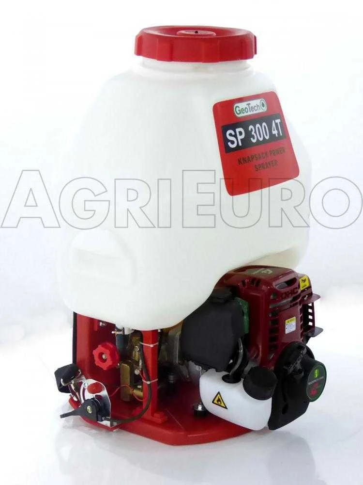 Pompa Irroratrice A Scoppio Spalleggiata GeoTech SP 300 4T Con Motore A Benzina - immagine 4
