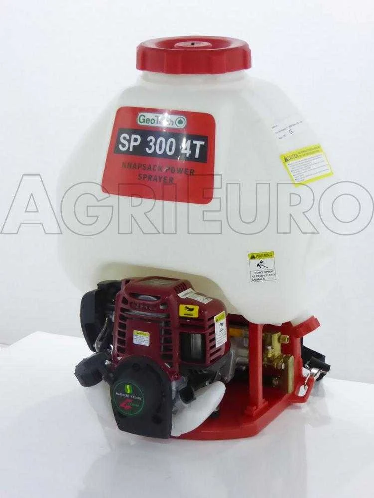Pompa Irroratrice A Scoppio Spalleggiata GeoTech SP 300 4T Con Motore A Benzina - immagine 5