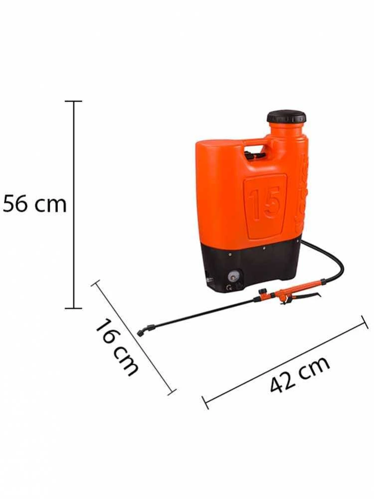 Pompa Irroratrice A Spalla Elettrica Stocker - Batteria Al Litio - Serbatoio 15L - Max 5 Bar - immagine 13