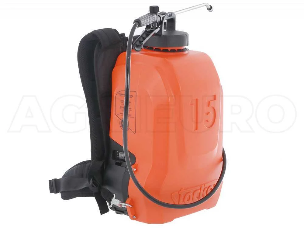 Pompa Irroratrice A Spalla Stocker Ergo 15 - Batteria A Litio 15 Litri - 5 Bar - immagine 5