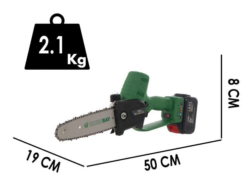 Potatore A Batteria GreenBay TopSaw 8 - 2 Batterie Da 21V - 4Ah - immagine 3