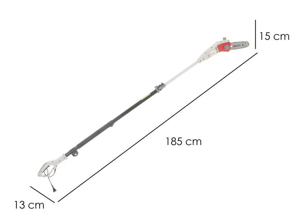 Potatore Elettrico IKRA IEAS 750 Con Asta Telescopica- Sega A Catena - immagine 4