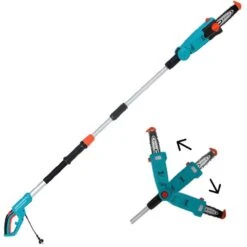 Potatore Elettrico Su Asta Di Prolunga Telescopica Gardena TCS 720/20 - Sega A Catena 20 Cm