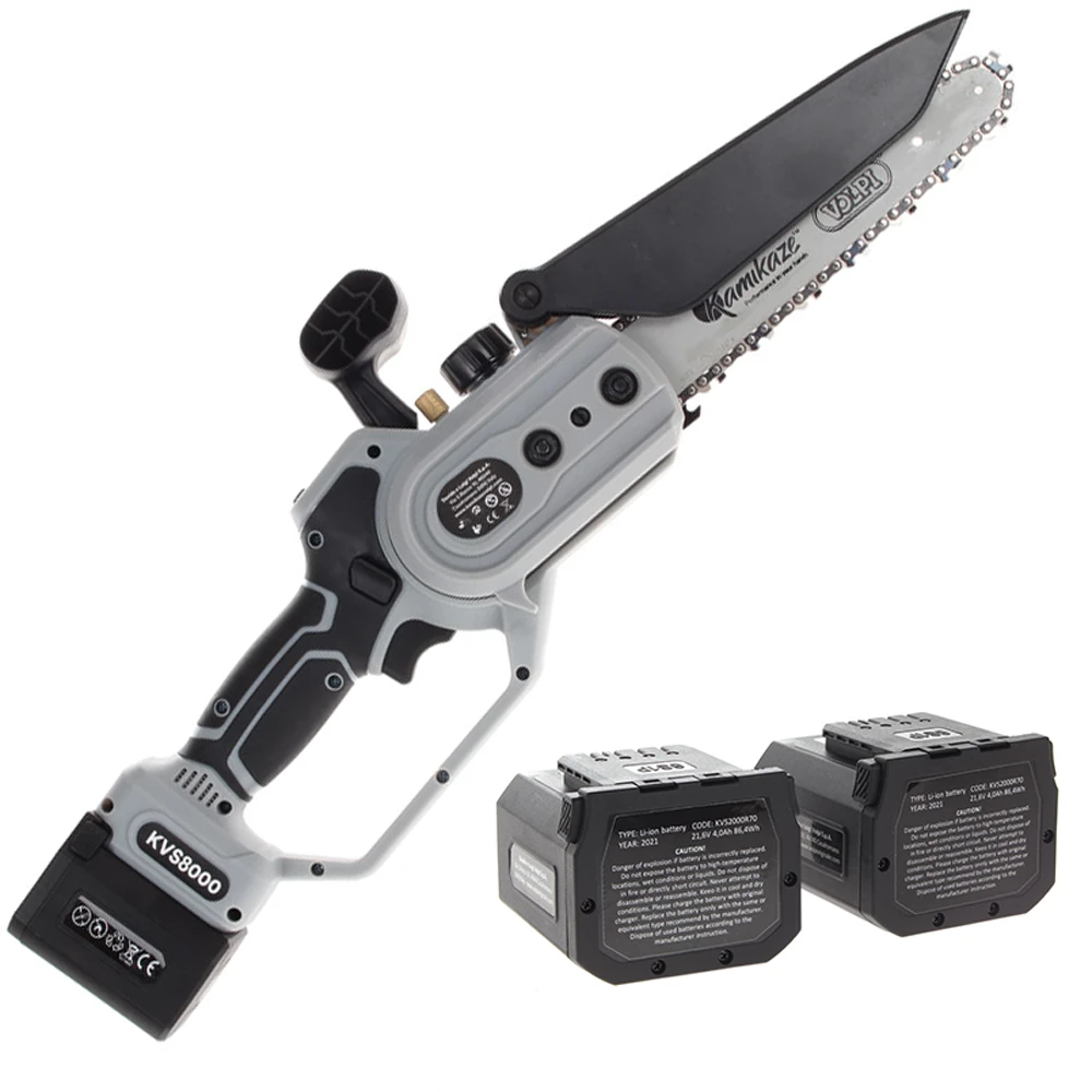 Potatore Manuale A Batteria Volpi KVS8000 - 21.6V 4 Ah - Barra Da 19 Cm