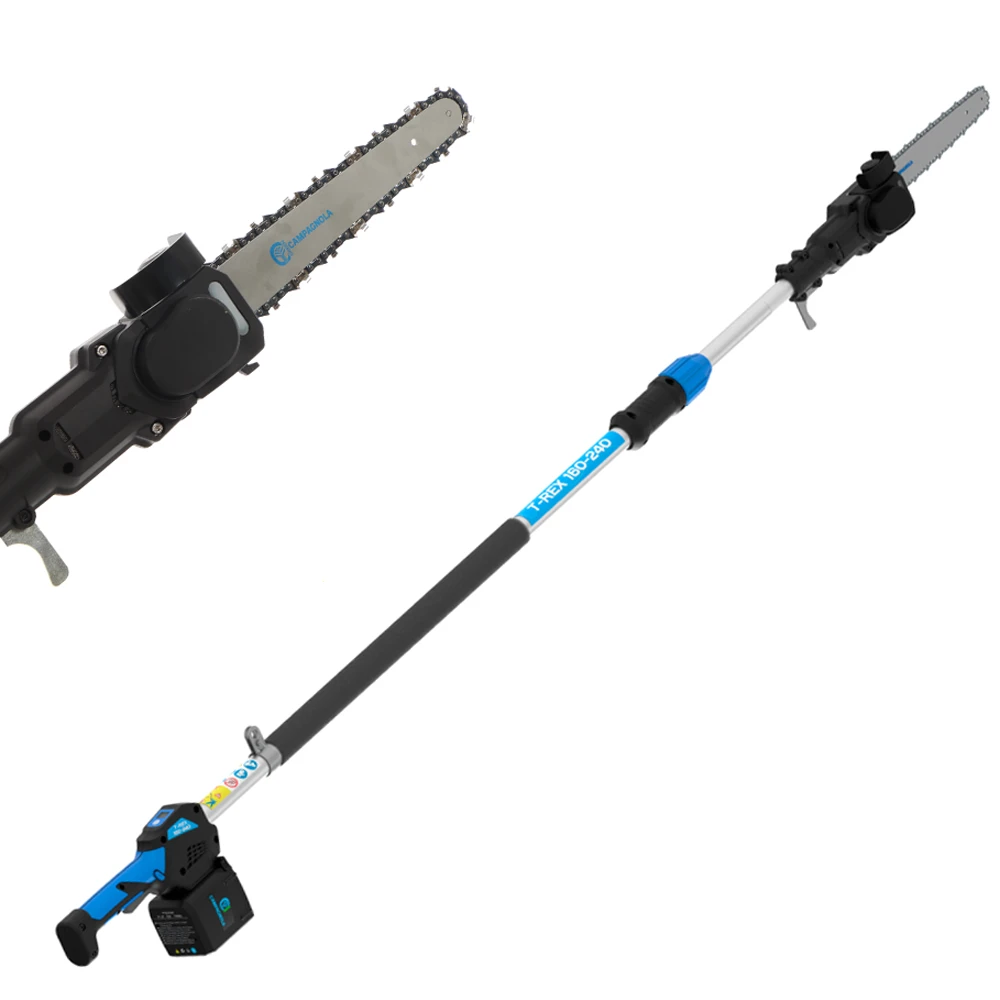 Potatore Manuale Elettrico A Batteria Campagnola T-REX 160 - 240 Su Asta - Batteria Da 21,6 V 5 Ah