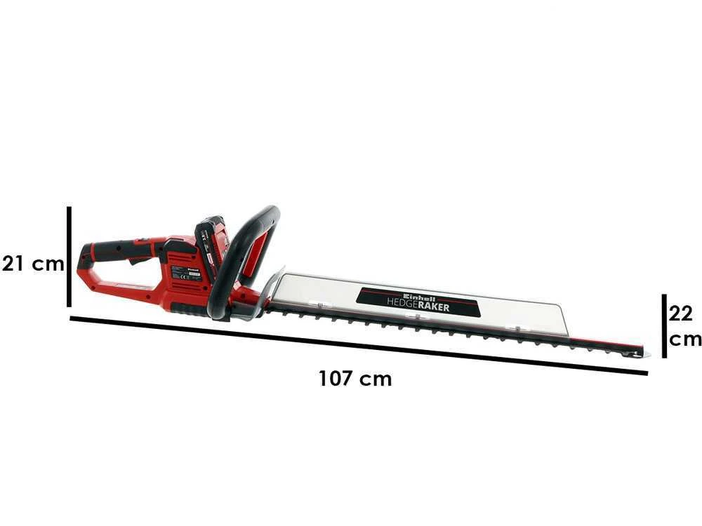 Tagliasiepi A Batteria Einhell GE-CH 18/60 Li - 2.5Ah 18V - immagine 3