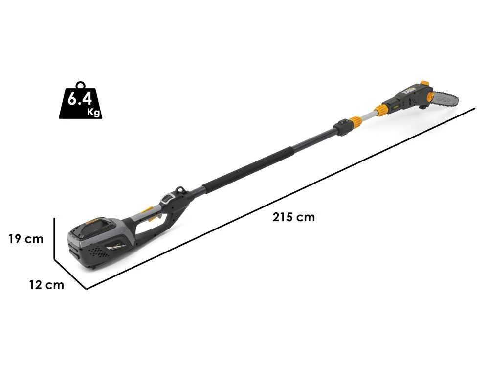 Tagliasiepi E Potatore Su Asta Di Prolunga Multifunzione ALPINA AMT48Li Kit - Batteria Da 48V 2Ah - immagine 2