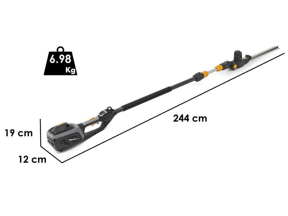 Tagliasiepi E Potatore Su Asta Di Prolunga Multifunzione ALPINA AMT48Li Kit - Batteria Da 48V 2Ah - immagine 10
