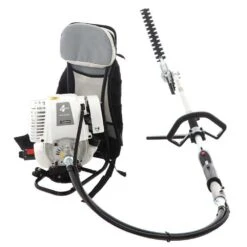 Tagliasiepi Su Asta Di Prolunga A Scoppio Blackstone BC4S 320 BP - Motore 31cc 4 Tempi A Benzina- Multifunzione