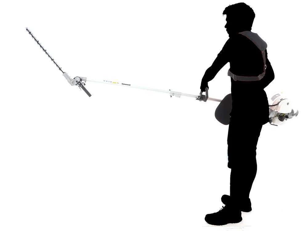 Tagliasiepi Su Asta Di Prolunga A Scoppio Blackstone BC4S 320 L - Motore 31cc 4 Tempi A Benzina - Multifunzione - immagine 10