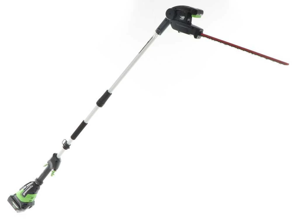 Tagliasiepi Su Asta Di Prolunga Greenworks G48PHT 48 V - SENZA BATTERIE E CARICABATTERIE - immagine 12